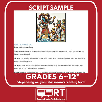 Khnemu and the Seven Years’ Famine | Reader’s Theater Script | Egyptian Mythology - ["Egyptian Mythology","Grades 6-8","Grades 9-12"]