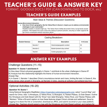 China Readers Theater Script | Geography & Social Studies Class - ["Geography","Grades 6-8","Grades 9-12","Self-Graded Quiz"]