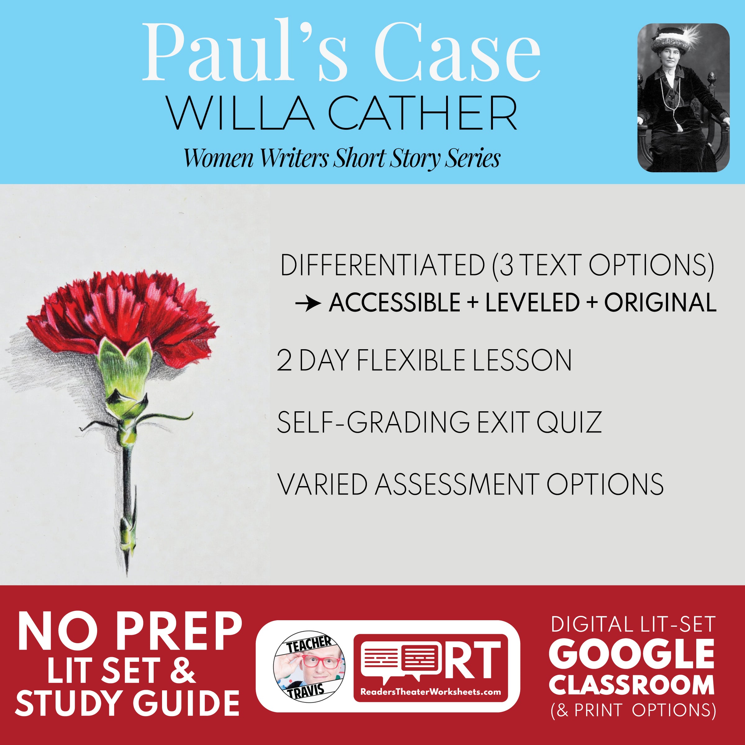 Paul’s Case Differentiated Study Guide & Analysis Questions | No Prep ...