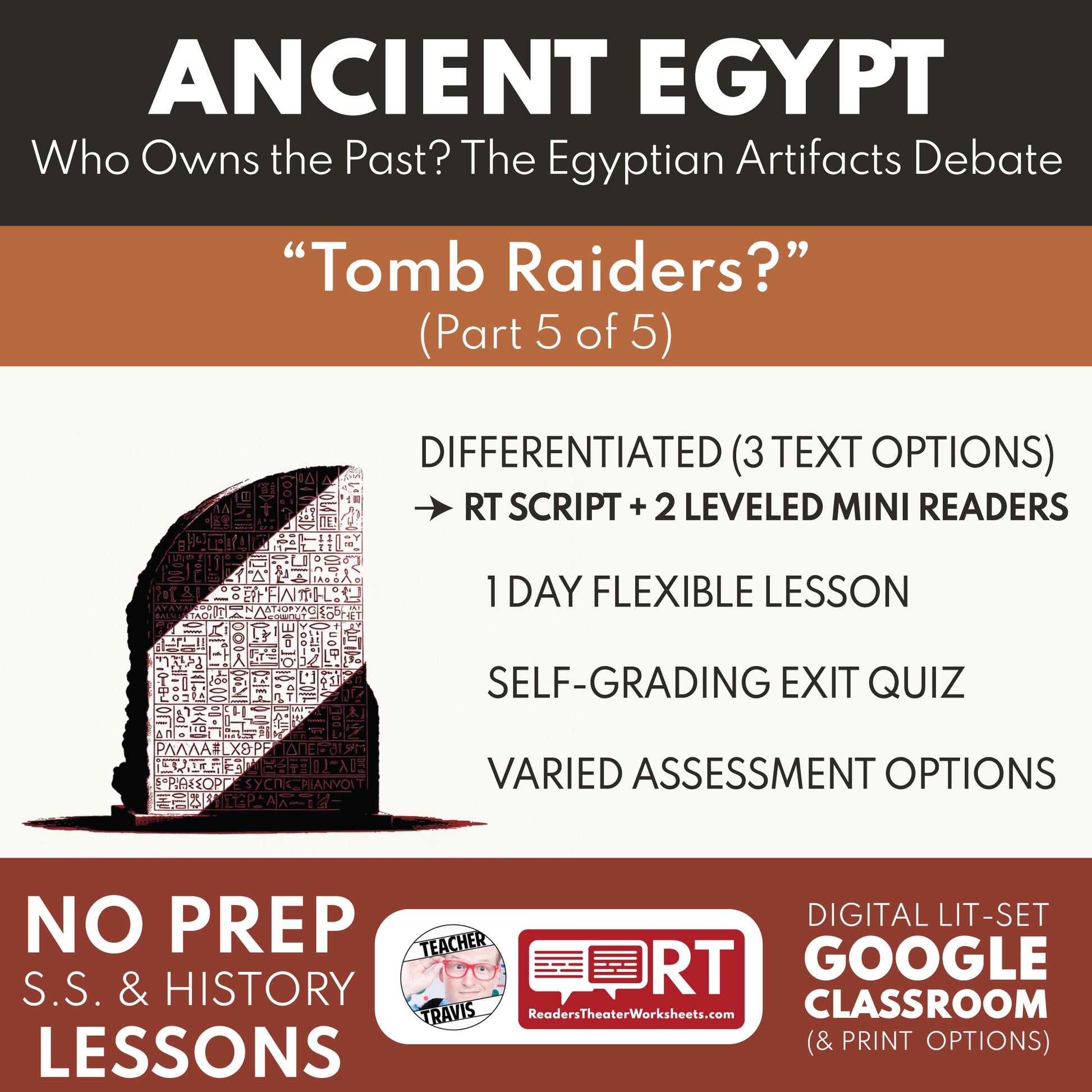 Who Owns the Past? Egyptian Artifacts Debate Mini Reader + Reader’s Theater mini reader cover