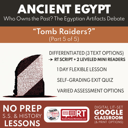 Who Owns the Past? Egyptian Artifacts Debate Mini Reader + Reader’s Theater mini reader cover