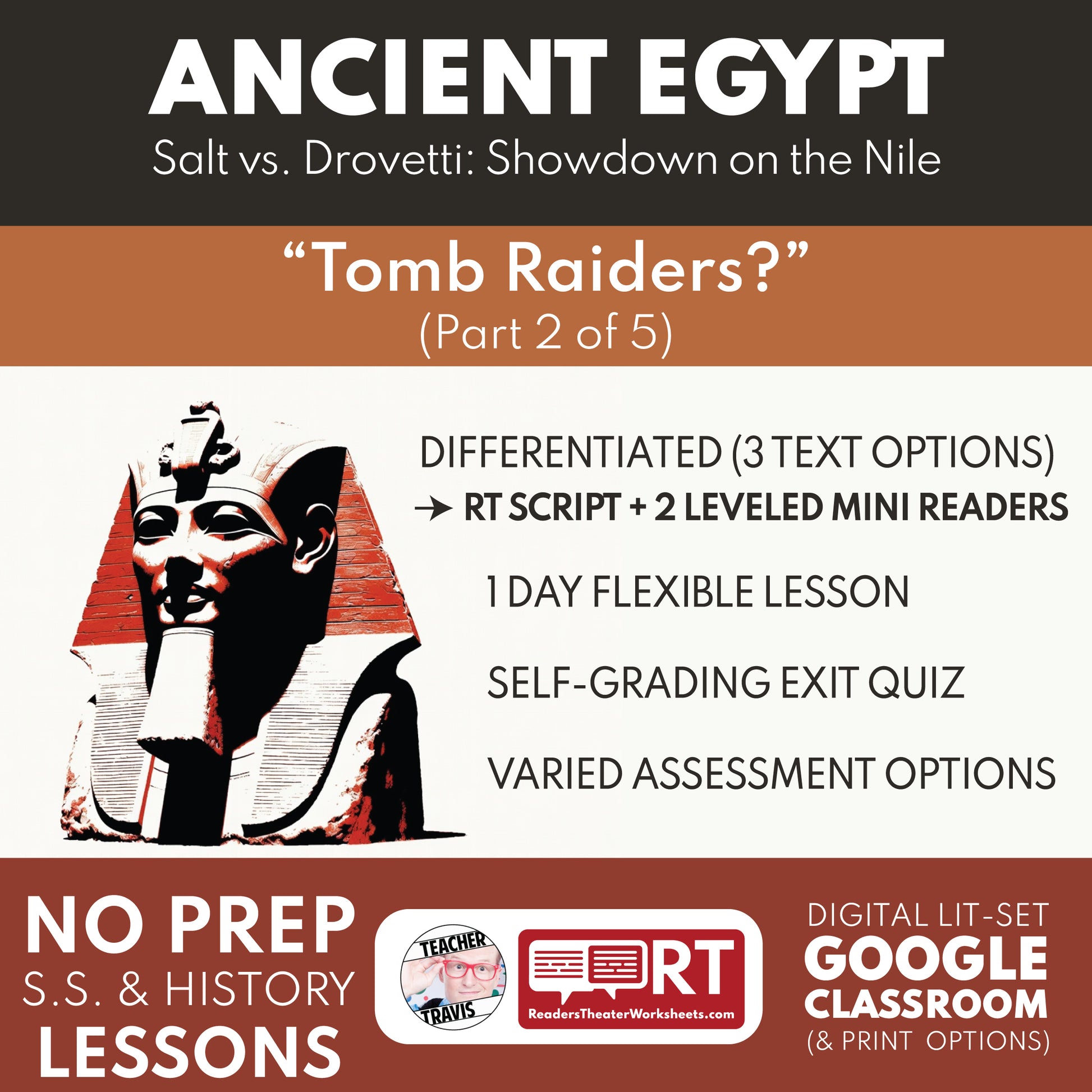 Salt vs. Drovetti: Showdown on the Nile Mini Reader + Reader’s Theater mini reader cover
