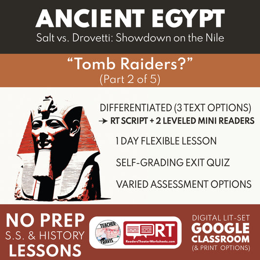Salt vs. Drovetti: Showdown on the Nile Mini Reader + Reader’s Theater mini reader cover