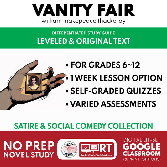 Vanity Fair Study Guide study guide cover