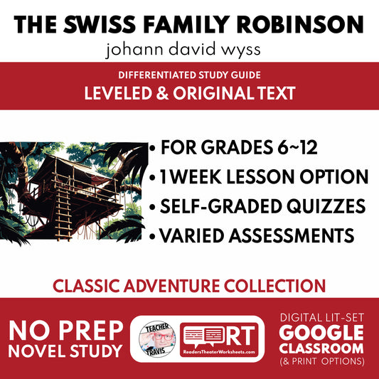 The Swiss Family Robinson Study Guide study guide cover