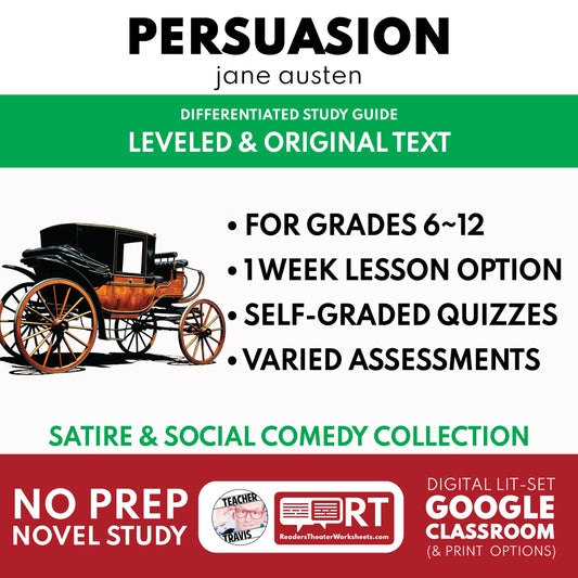 Persuasion Study Guide study guide cover