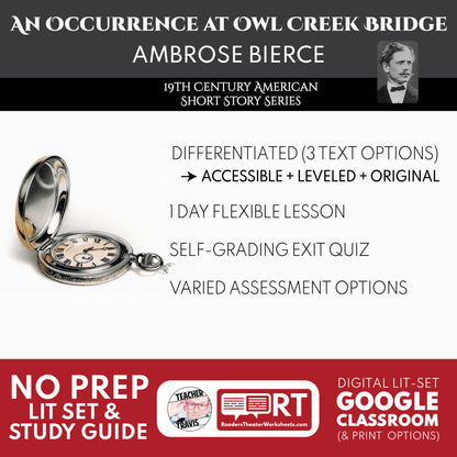 An Occurrence at Owl Creek Bridge Differentiated Study Guide | Ambrose Bierce