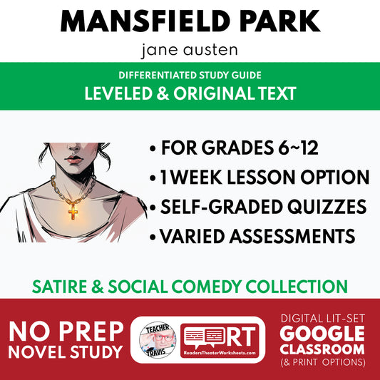 Mansfield Park Study Guide study guide cover