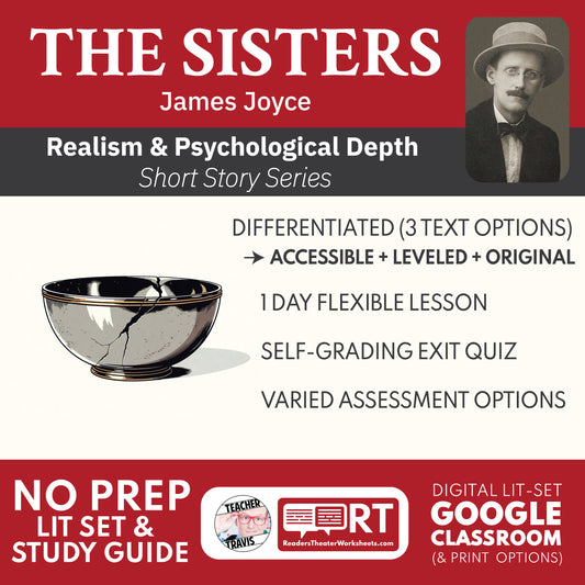 The Sisters Differentiated Short Story Study Guide & Analysis | James Joyce cover image