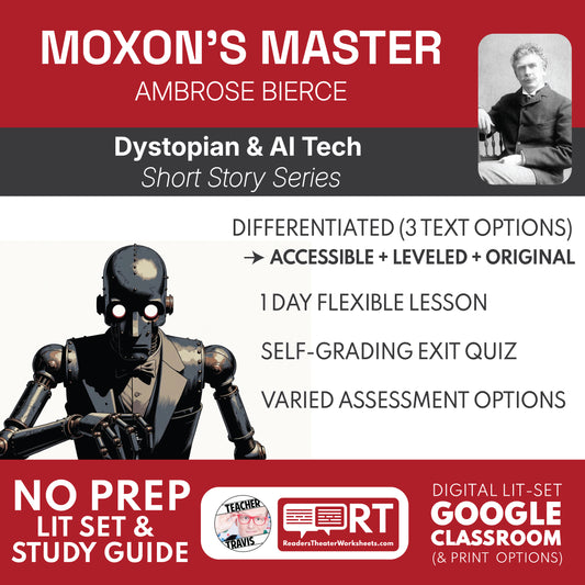 Moxon’s Master Differentiated Short Story Study Guide & Analysis | Ambrose Bierce cover image