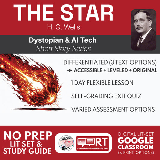 The Star Differentiated Short Story Study Guide & Analysis | H. G. Wells cover image