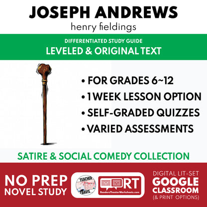 Joseph Andrews Study Guide study guide cover
