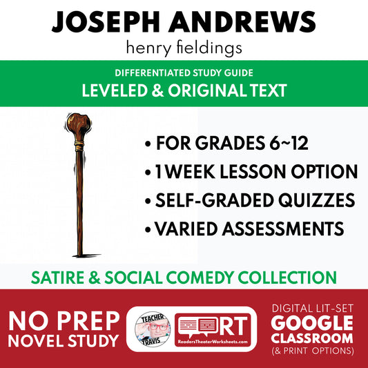 Joseph Andrews Study Guide study guide cover