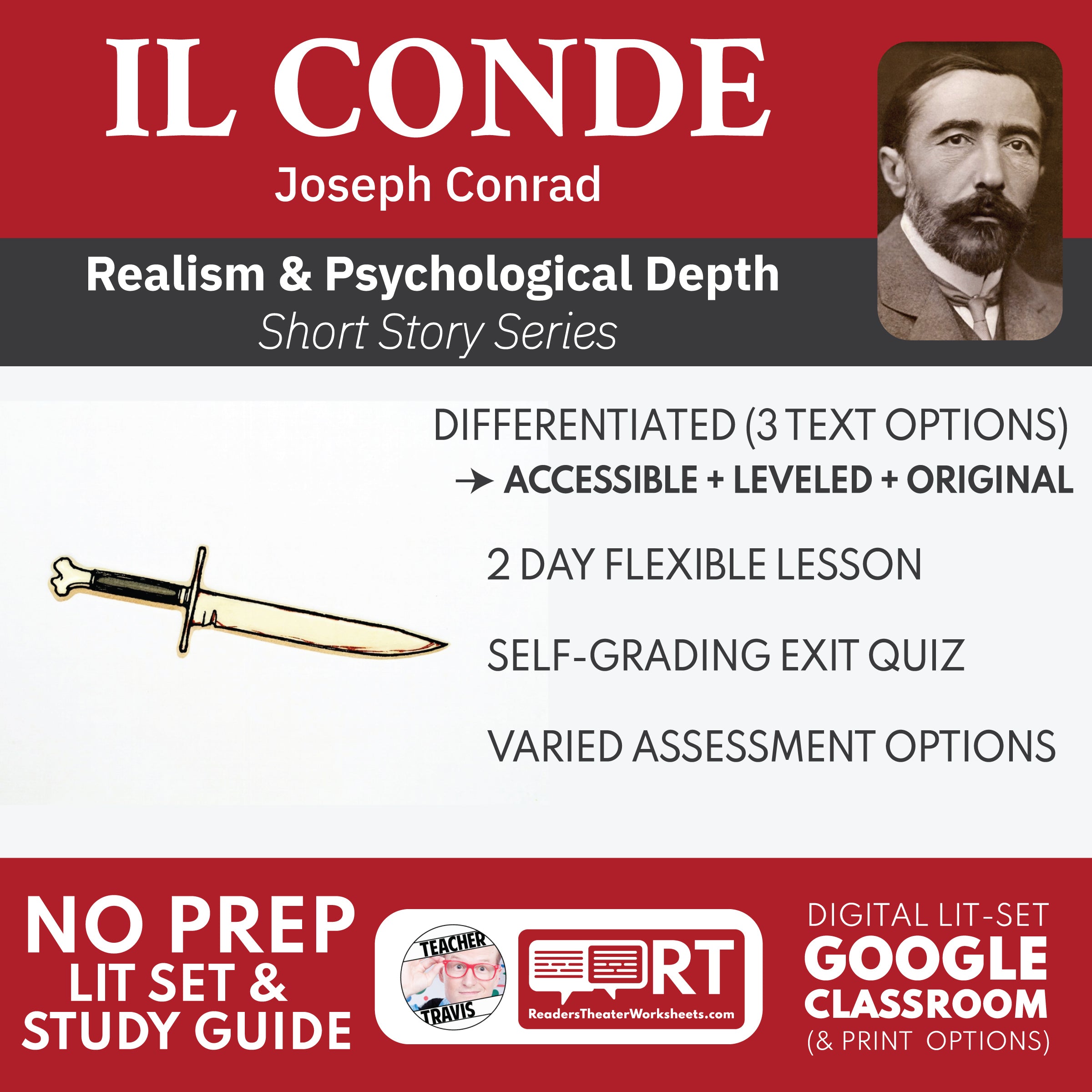 Il Conde Differentiated Short Story Study Guide & Analysis | Joseph ...