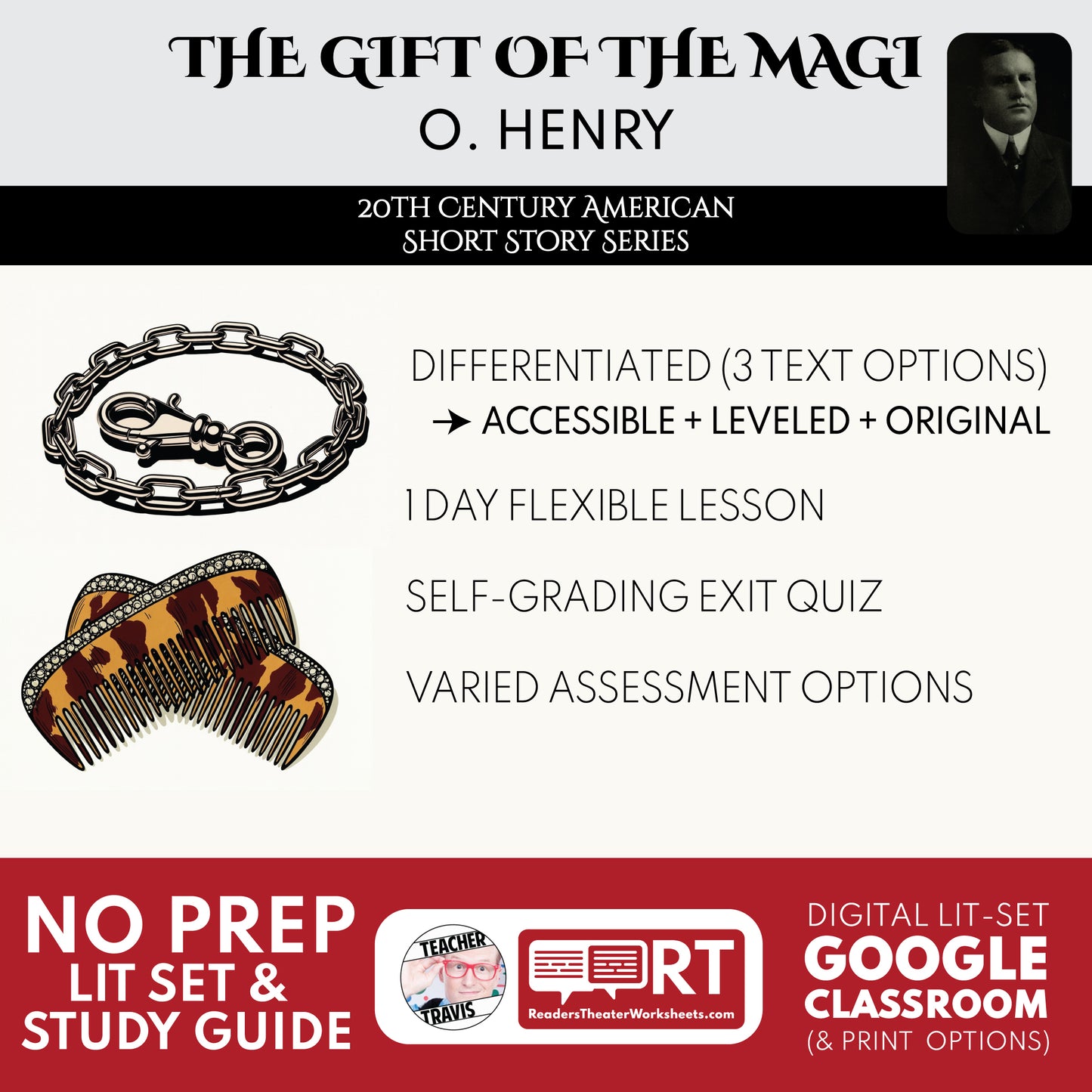 The Gift of the Magi Differentiated Short Story Analysis for ELA Students | O. Henry cover image