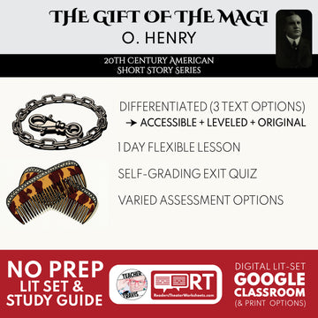 The Gift of the Magi Differentiated Short Story Analysis for ELA Students | O. Henry