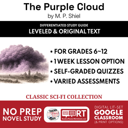 The Purple Cloud Study Guide study guide cover