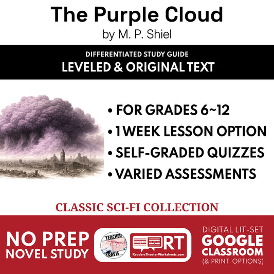The Purple Cloud Study Guide study guide cover