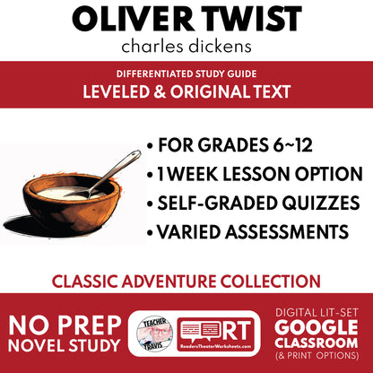 Oliver Twist Study Guide study guide cover
