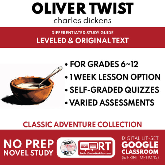 Oliver Twist Study Guide study guide cover