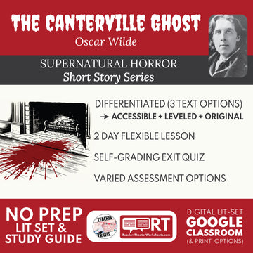 The Canterville Ghost Differentiated Short Story Study Guide & Analysis | Oscar Wilde