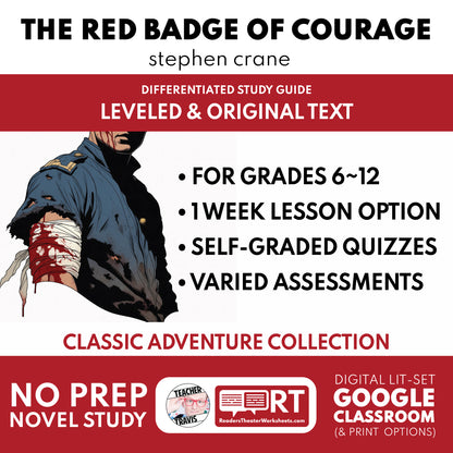 The Red Badge of Courage Study Guide study guide cover