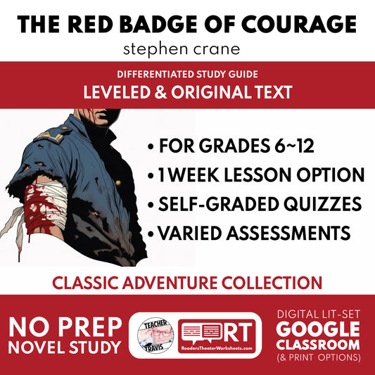 The Red Badge of Courage Study Guide study guide cover