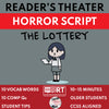 The Lottery Reader's Theater Script (Short ~15min)