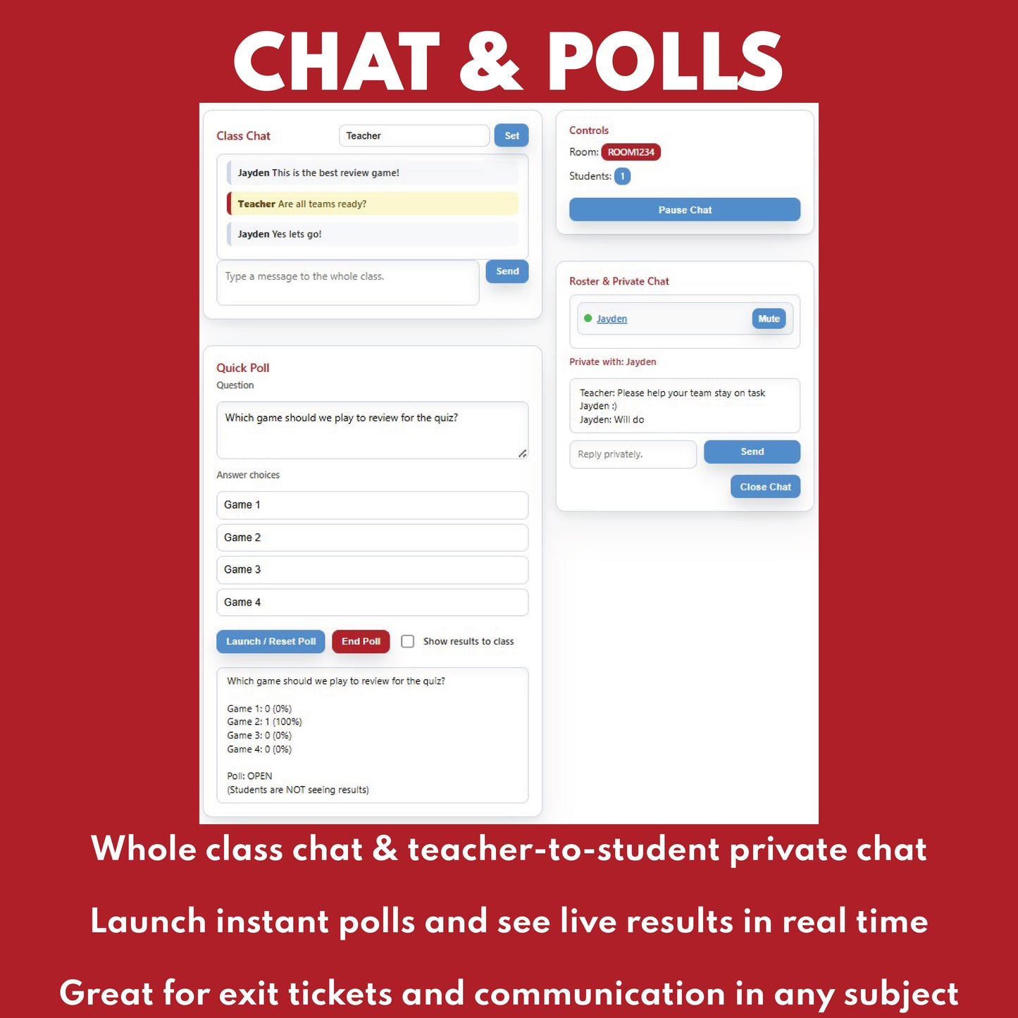 Ultimate Teacher Tool App - Classroom Management | Noise Meter | Seating Chart | Polling