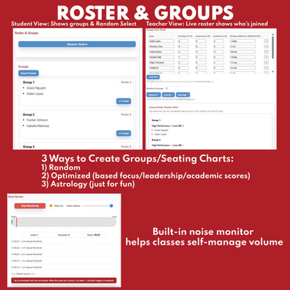 Ultimate Teacher Tool App - Classroom Management | Noise Meter | Seating Chart | Polling
