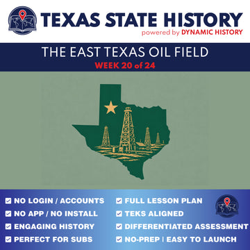 Texas State History - Grade 4 - Too Much Oil & Texas Industry Innovation - Week 20 Full Curriculum