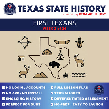 Texas State History - Grade 4 - First Texans: Comparing American Indian Groups - Week 3 Full Curriculum