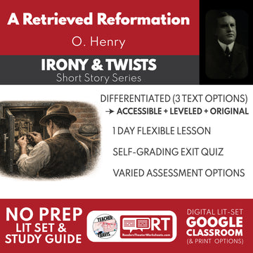 A Retrieved Reformation Differentiated Short Story Study Guide & Analysis | O. Henry