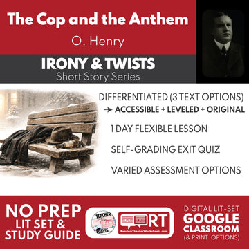 The Cop and the Anthem Differentiated Short Story Study Guide & Analysis | O. Henry