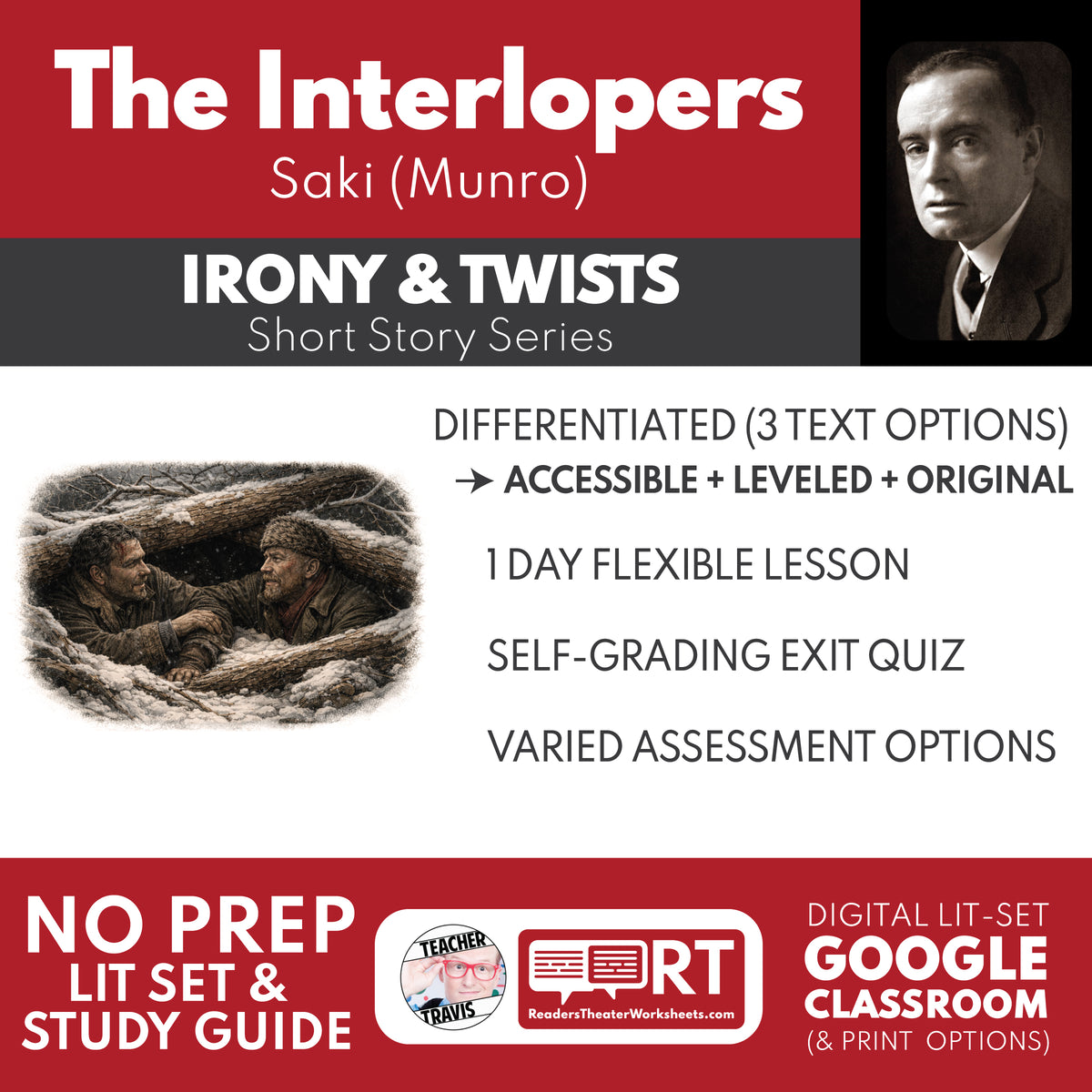 Interopes The Interlopers Differentiated Short Story Study Guide & Analysis ...